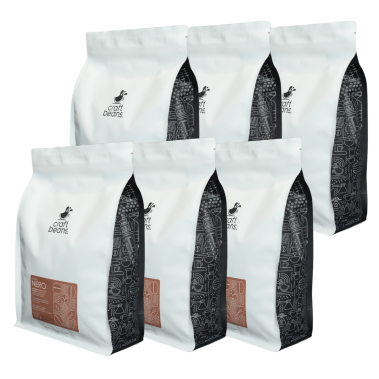 Zestaw kaw ziarnistych Nero 6x1kg